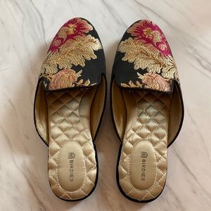 NWOT Birdies in black jacquard